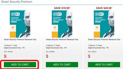 ESET product list, Choose number of devices