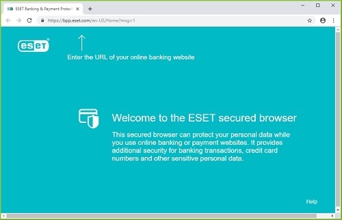 ESET Secured Browser