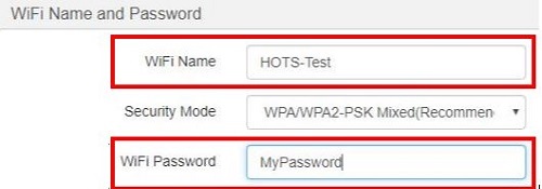 wireless security settings in router setup