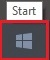 Windows 10 taskbar, Start button