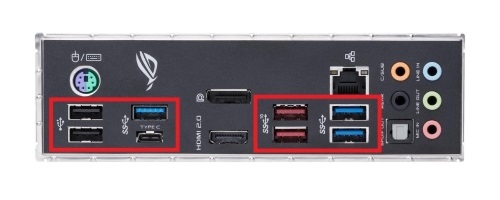 USB Ports on IO Panel
