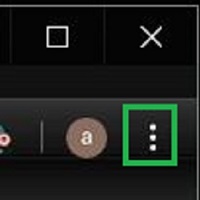 Chrome settings three dots