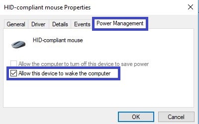 Mouse Power management