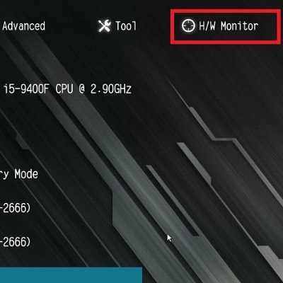 BIOS Advanced Mode, Main Page