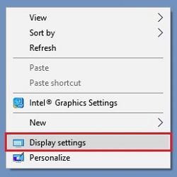 desktop menu settings