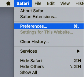Safari Preferences