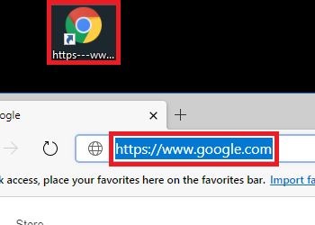 Edge Googlecom Chrome Shortcut