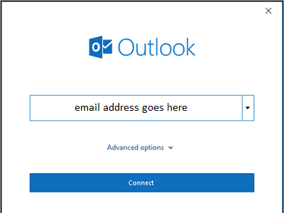 Outlook Email Setup Wizard, Connect