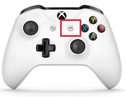 Xbox controller Menu button