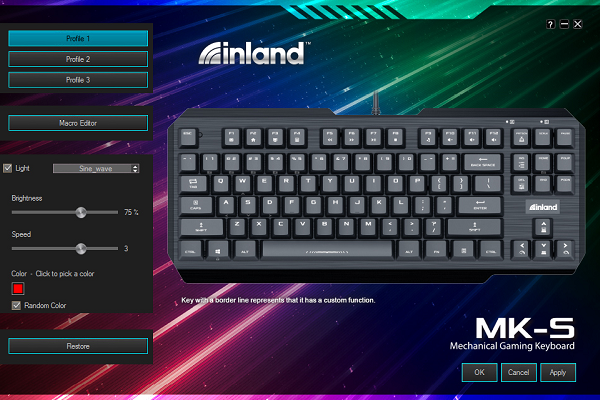 Inland Mechanical Keyboard