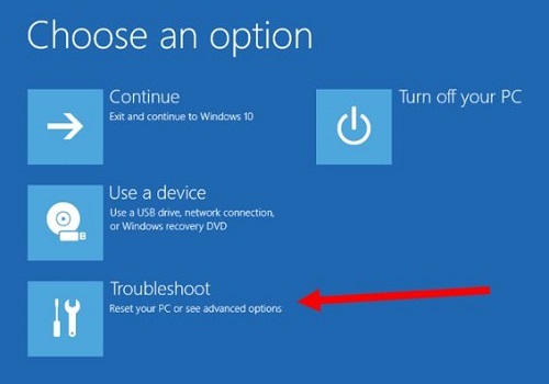 Troubleshoot settings on windows