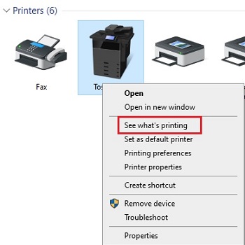 Printer, see what’s printing