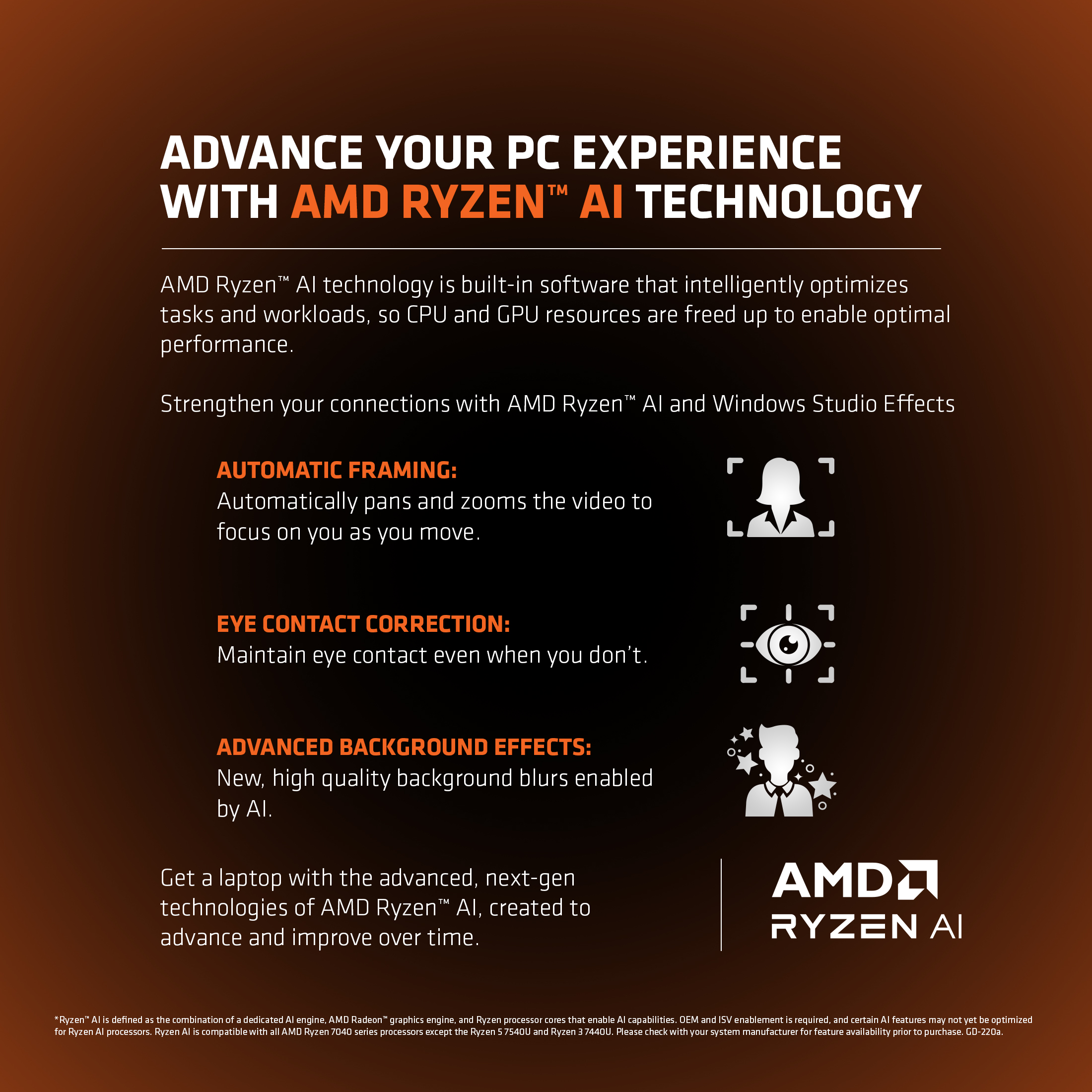 Advance your PC experience with AMD Ryzen AI technology