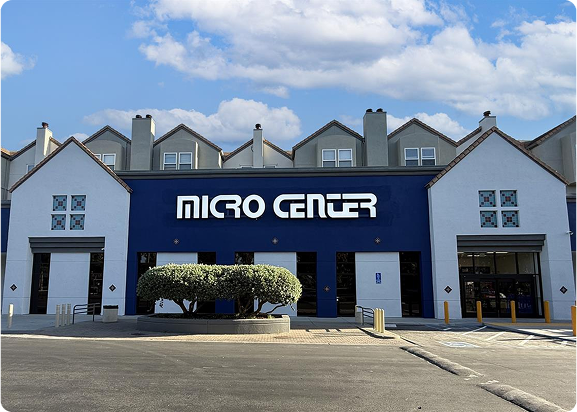 Close up image of store