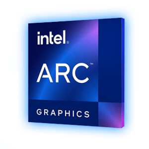 Intel Arc logo badge