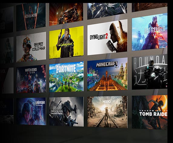 Menu of streaming content