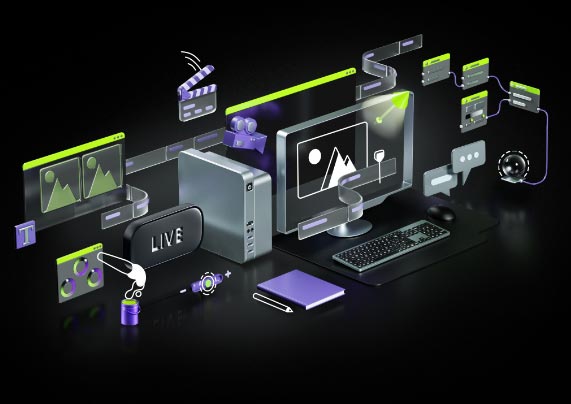 System setup with NVIDIA working behind the scenes