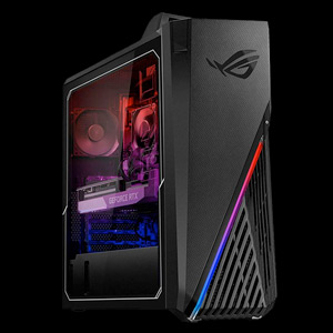 Platinum Collection gaming desktop lit inside