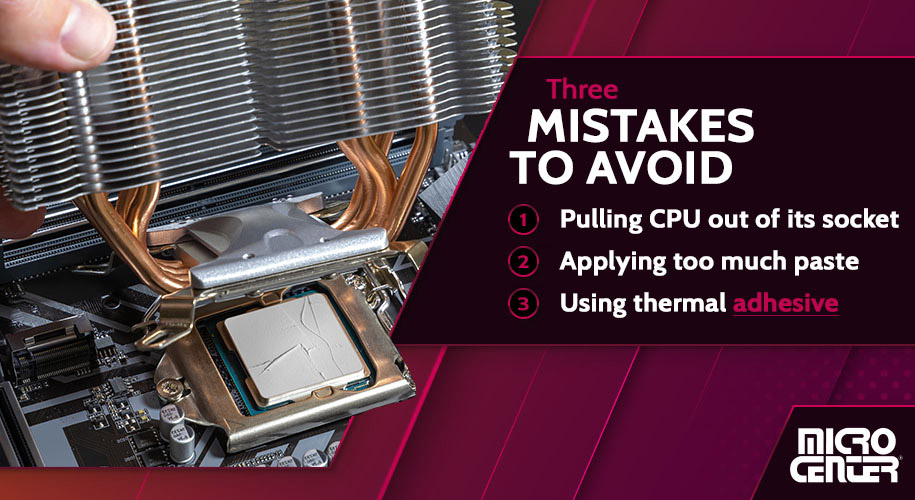 What To Avoid When Applying Thermal Paste