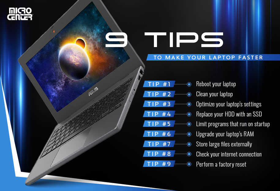 Tips To Make Your Laptop Faster