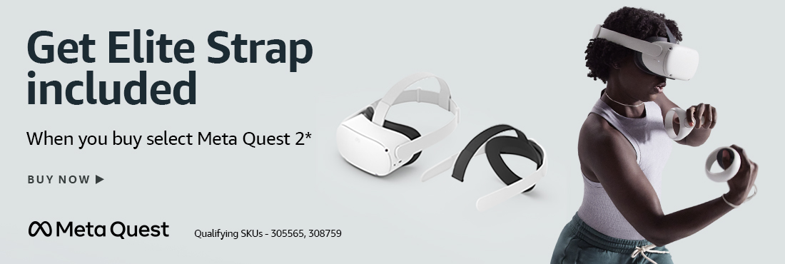 Get Elite Strap included when you buy Meta Quest 2. Buy Now
