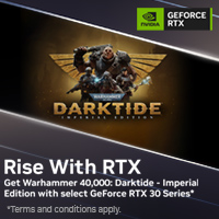 RISE WITH RTX - Get Warhammer 40,000 Darktide - Imperial Edition with select GeForce RTX 30 Series