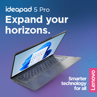 Lenovo ideapad 5 Pro - Expand your horizons. Lenovo - Smarter technology for all.