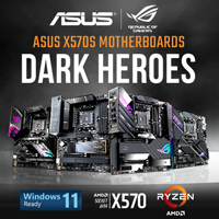 ASUS 570S Motherboards - Dark Heroes