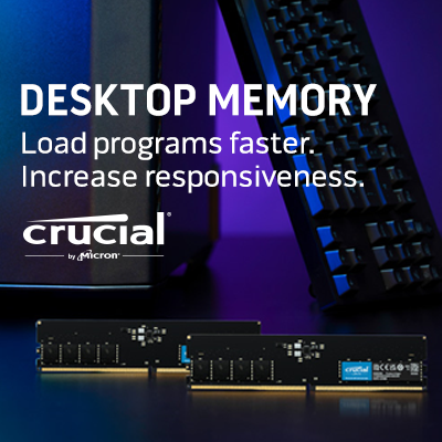 Crucial Desktop Memory