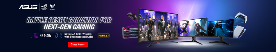 ASUS Battle Ready Monitors for Next-Gen Gaming. Shop Now