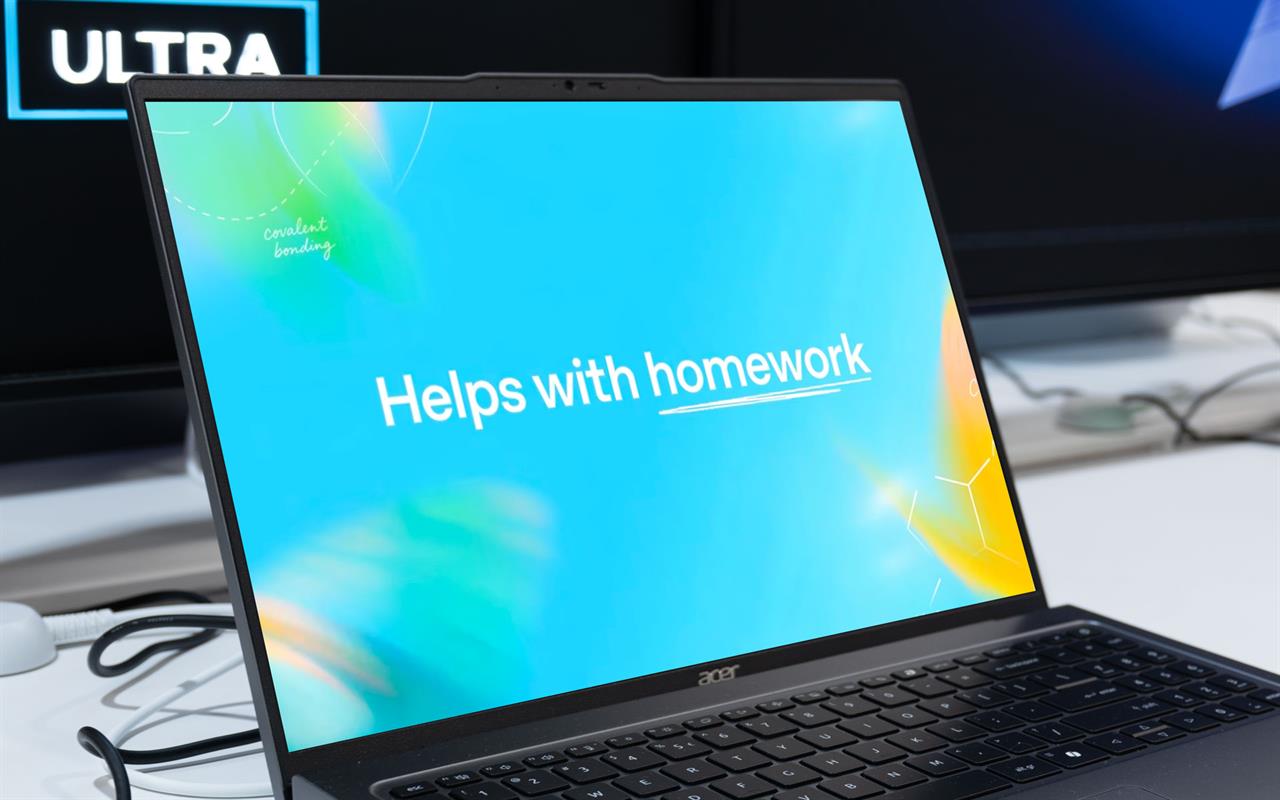 A laptop showing ChatGPT's Study tool.
