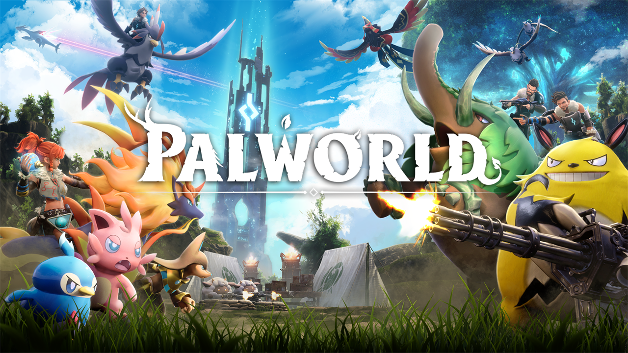 The PalWorld game logo. 