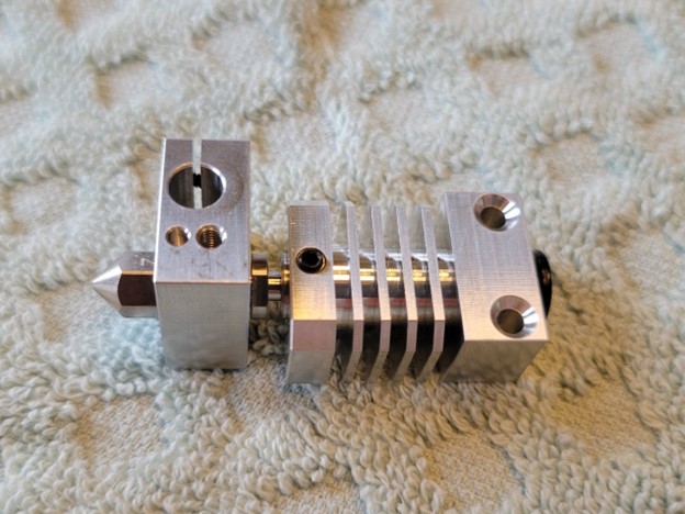 an assembled Micro Swiss hotend