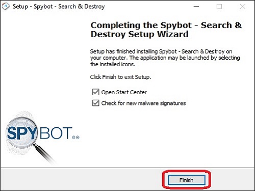 spybot search and destroy program hangs up while updating