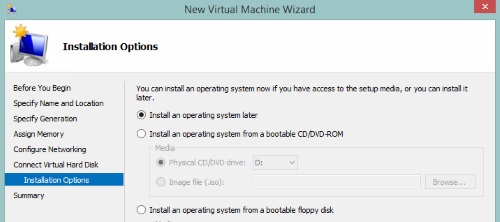 New Virtual Machine Wizard