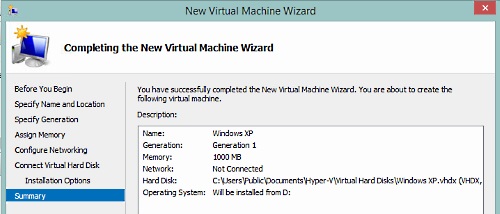 New Virtual Machine Wizard