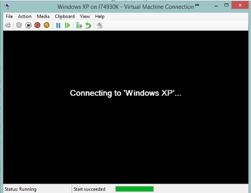 Virtual Machine Connection Window