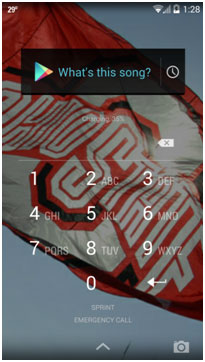 Android Lock Screen Widget