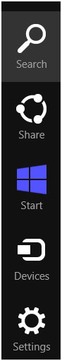 Windows 8 Charms Bar