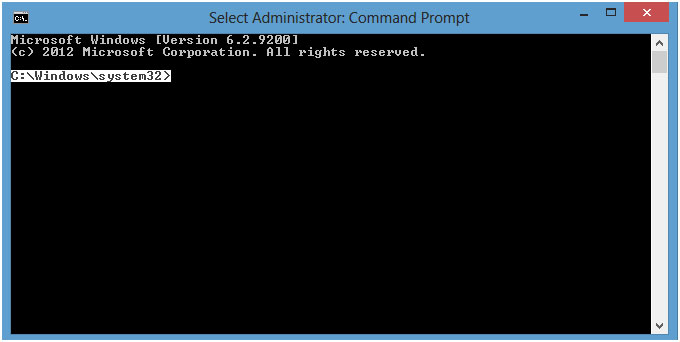 Command Prompt Window