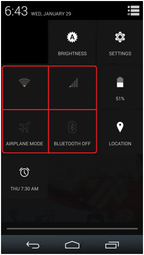 Android Wireless Radio Icons