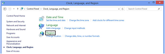 how to change windows clock to 24 hour