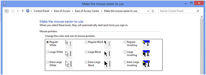 Windows 8 Mouse Pointers
