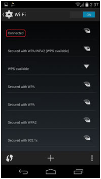 Android WiFi Connected