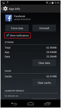 Android App Check Box for Notifications