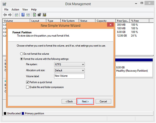 Format Partition