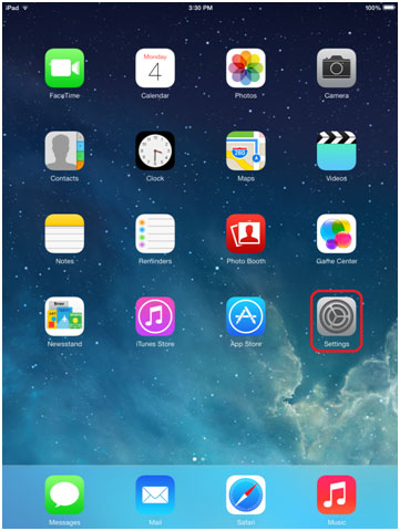 iOS Desktop, Settings Icon