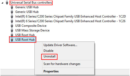 Center - How to USB Root Hubs in Windows 8