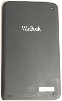 Back view WinBook TW801