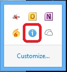 Windows System Tray ESET Icon